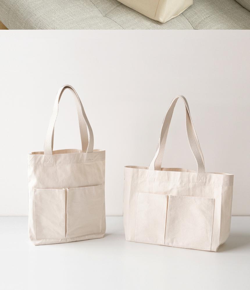 Simple Life Organic Canvas Tote Bag Set (2-Pack)