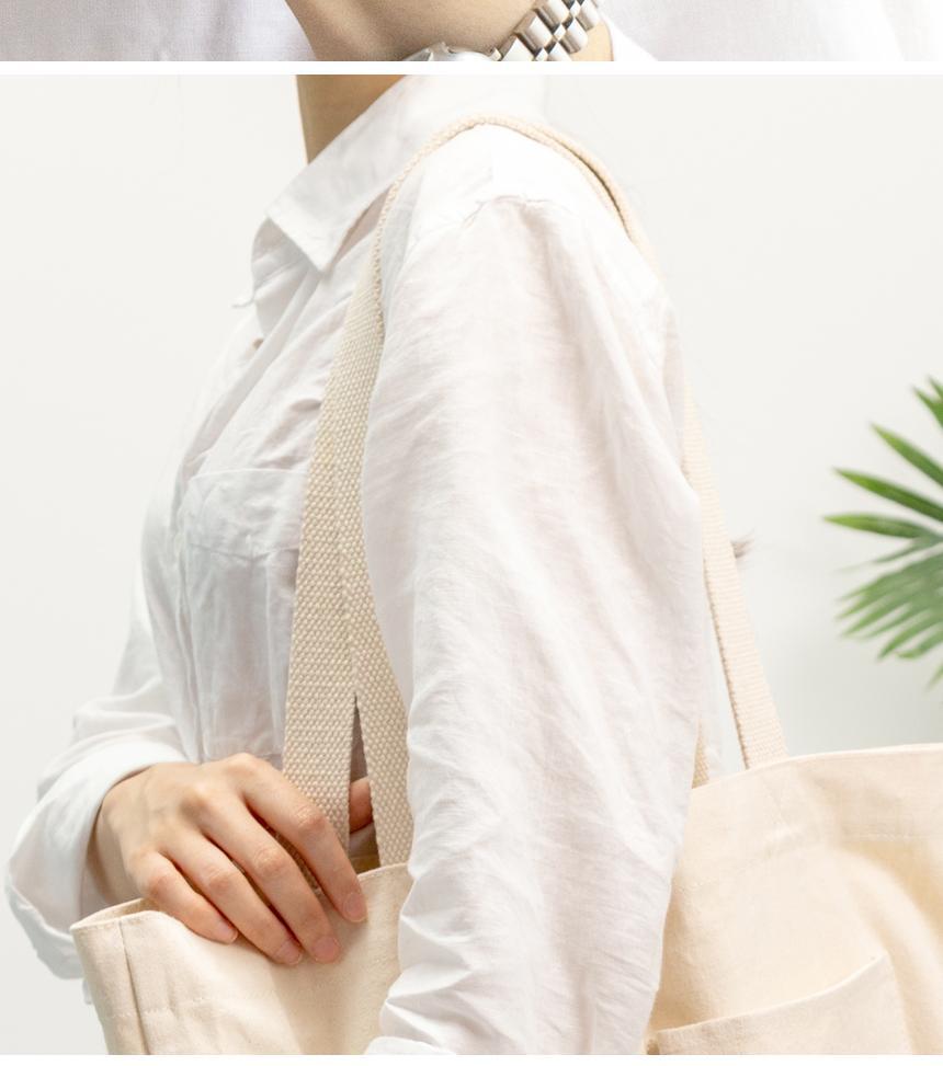 Simple Life Organic Canvas Tote Bag Set (2-Pack)