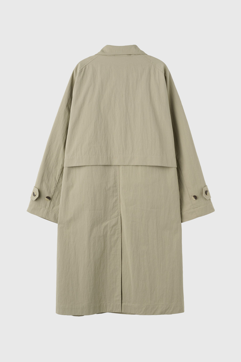 Women's Toggle Button Single Breasted Trench Coat in Beige