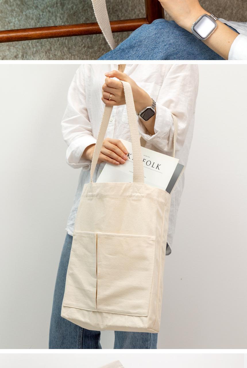 Simple Life Organic Canvas Tote Bag Set (2-Pack)