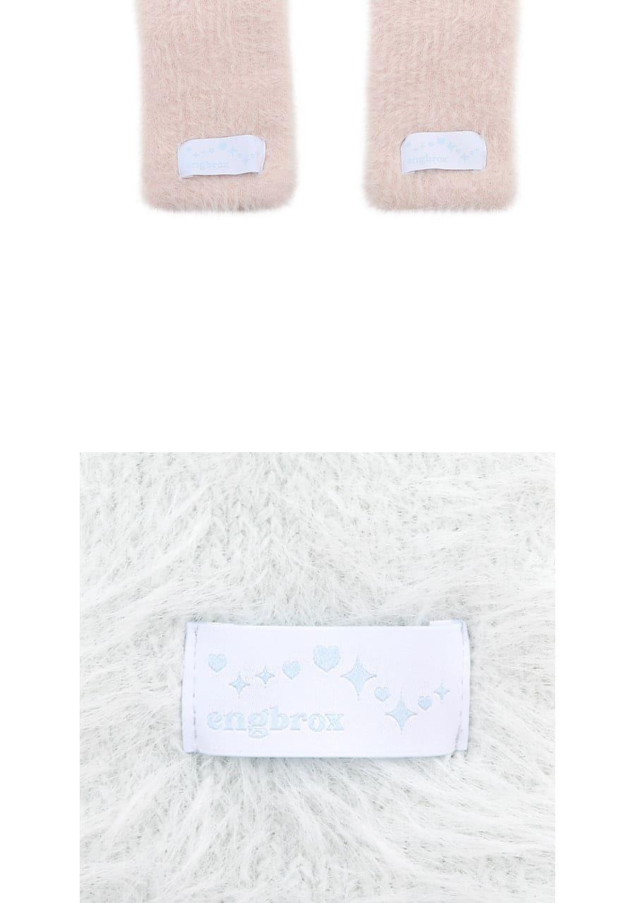 OY Gift Anbrox Soft Fuzzy Fingerless Gloves (3-Pack)
