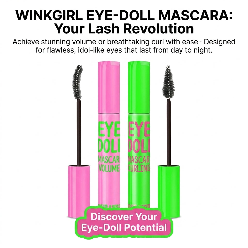 WinkGirl Idol Mascara Duo Set - Volumizing & Lengthening