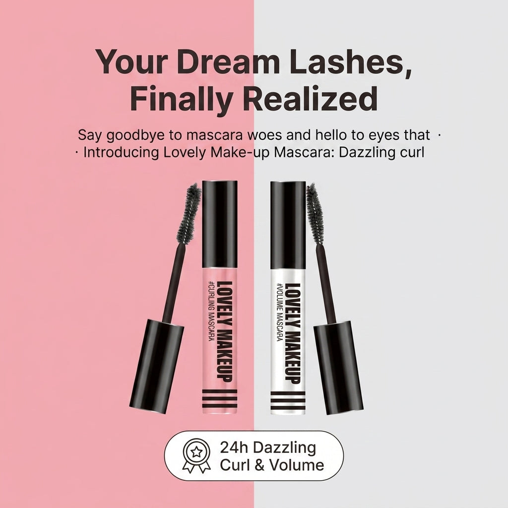 Olive Farm Lovely Makeup Mascara Duo Set