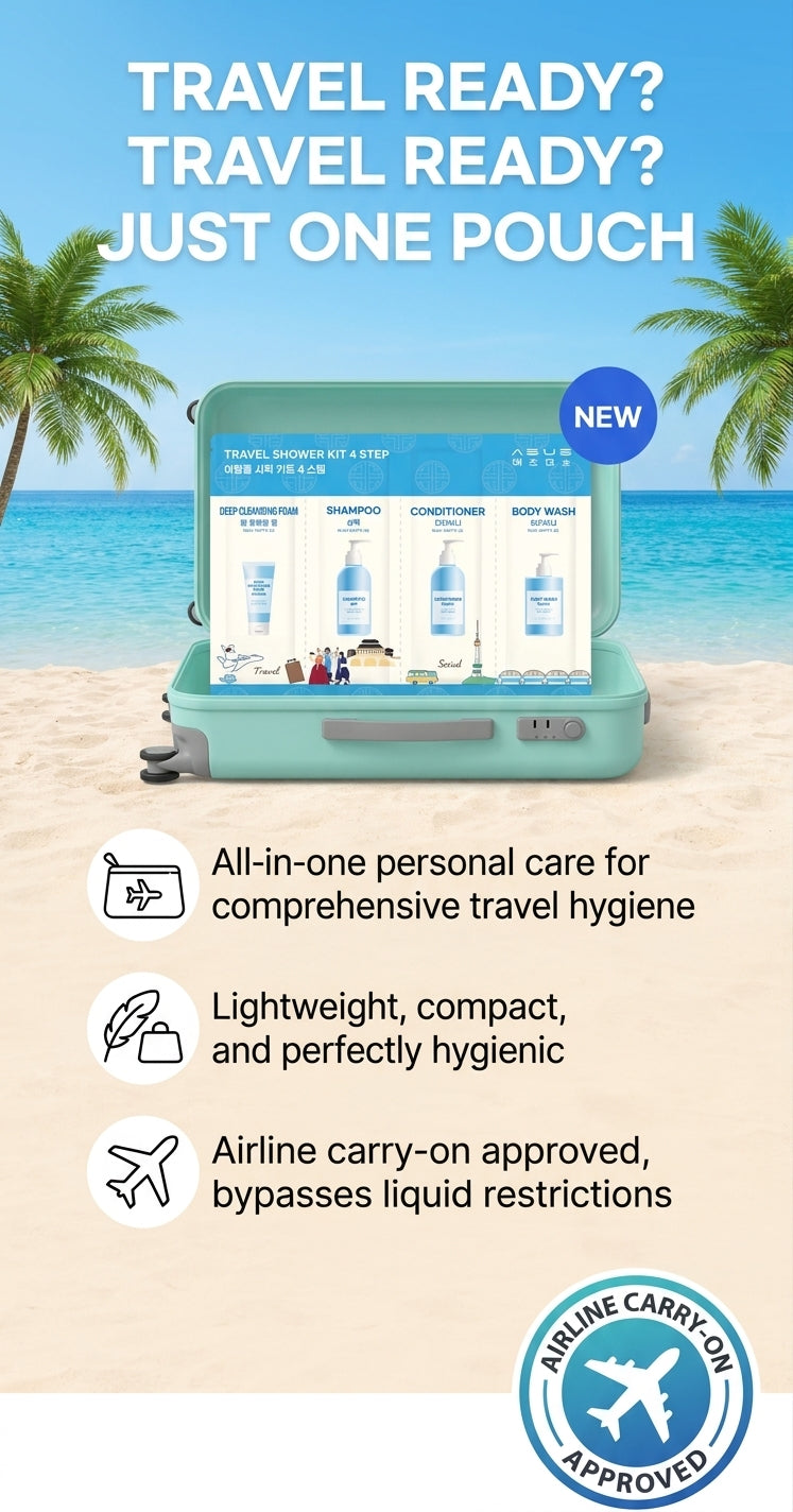 Travel Shower Kit 4 Steps
