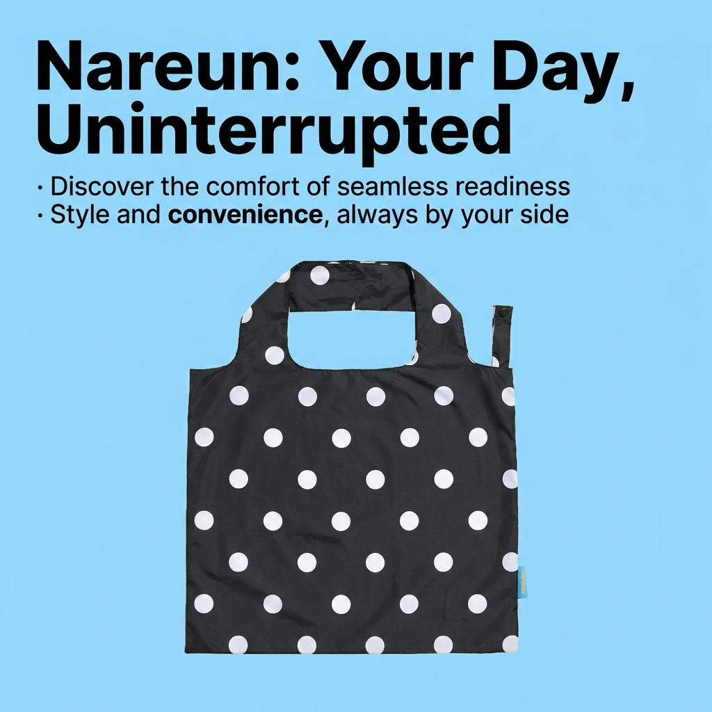 Nareun Reusable Foldable Eco Bag - 10 Designs