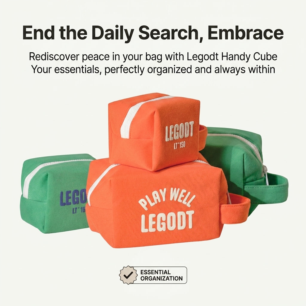 Legot Handy Cube Travel Pouch L - 5 Colors Organizer Bag