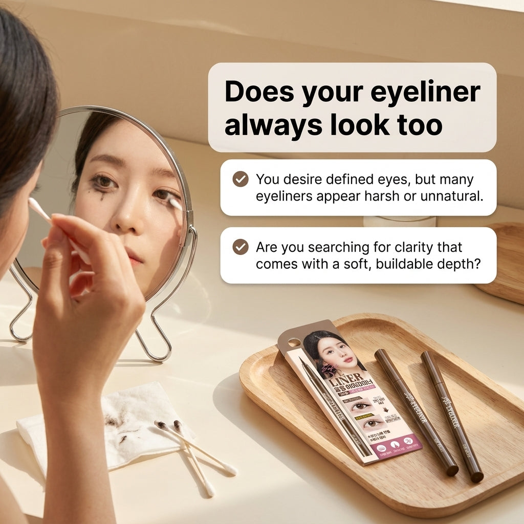 The Bom Watercolor Shading Eyeliner for Natural Eye Makeup