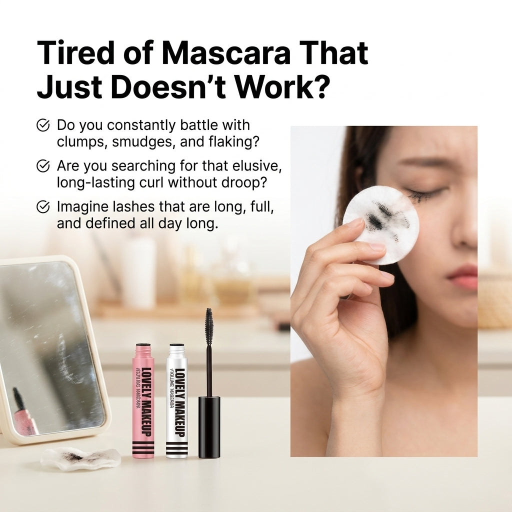 Olive Farm Lovely Makeup Mascara Duo Set