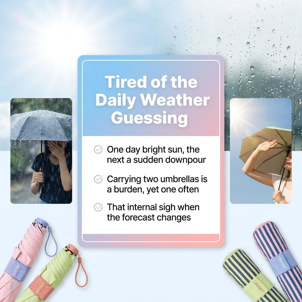 Exclusive Legote Dual-Use Umbrella - 5 Stylish Colors