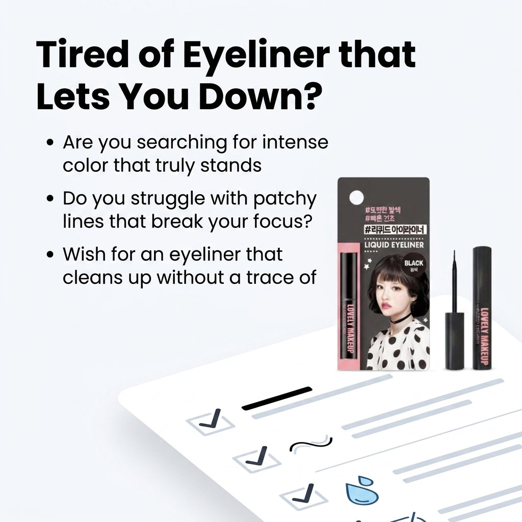 Olive Farm Lovely Liquid Eyeliner for Makeup