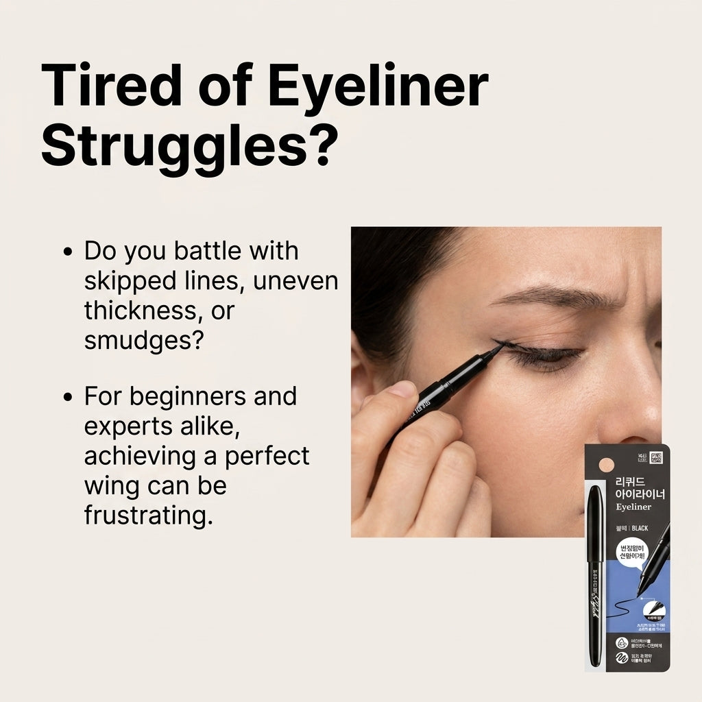 The Bom Stylish Brush Pen Liquid Eyeliner for Precise Eye Makeup