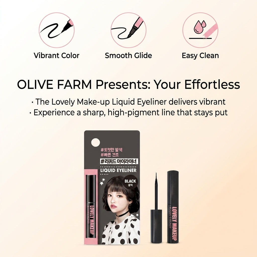 Olive Farm Lovely Liquid Eyeliner for Makeup