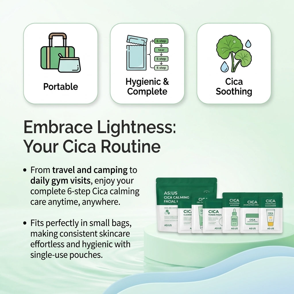 CICA Soothing Facial Kit 6 Steps
