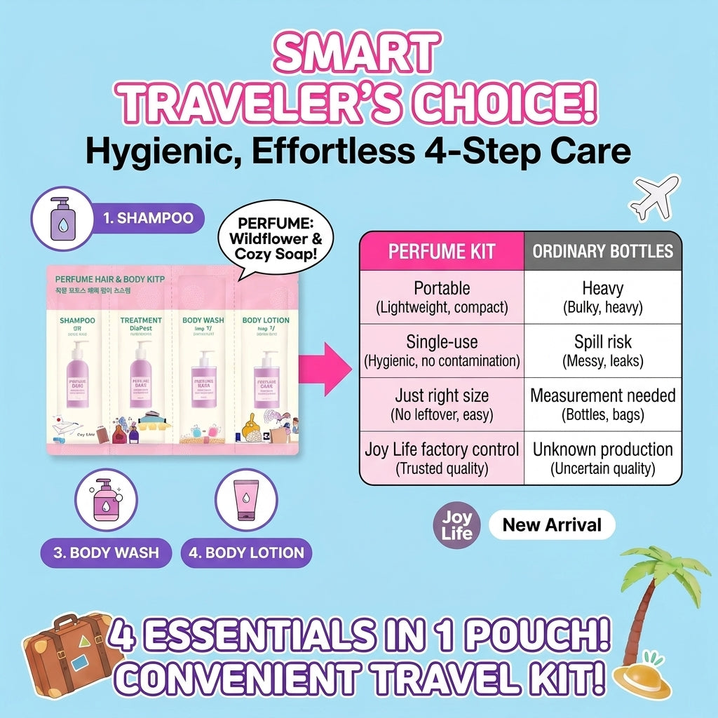 Perfume Hair & Body Kit 4 Steps