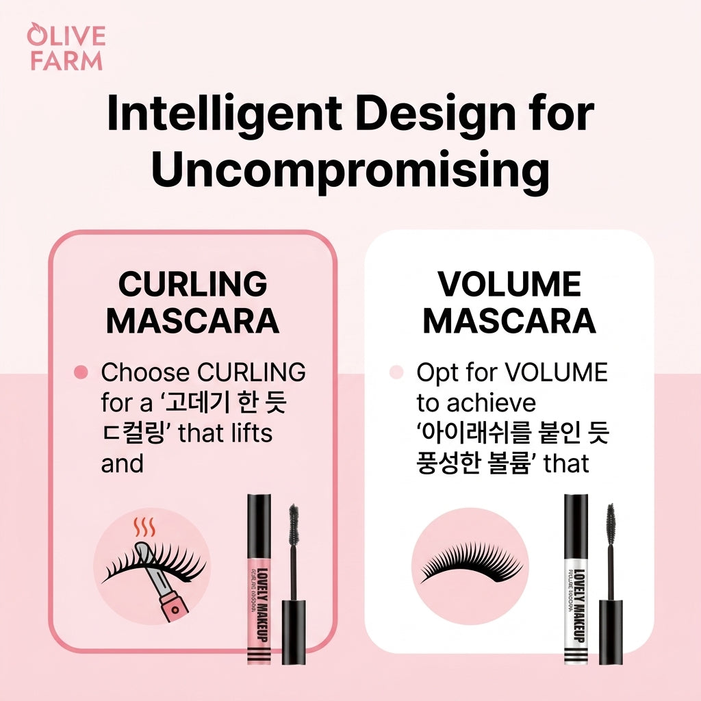 Olive Farm Lovely Makeup Mascara Duo Set