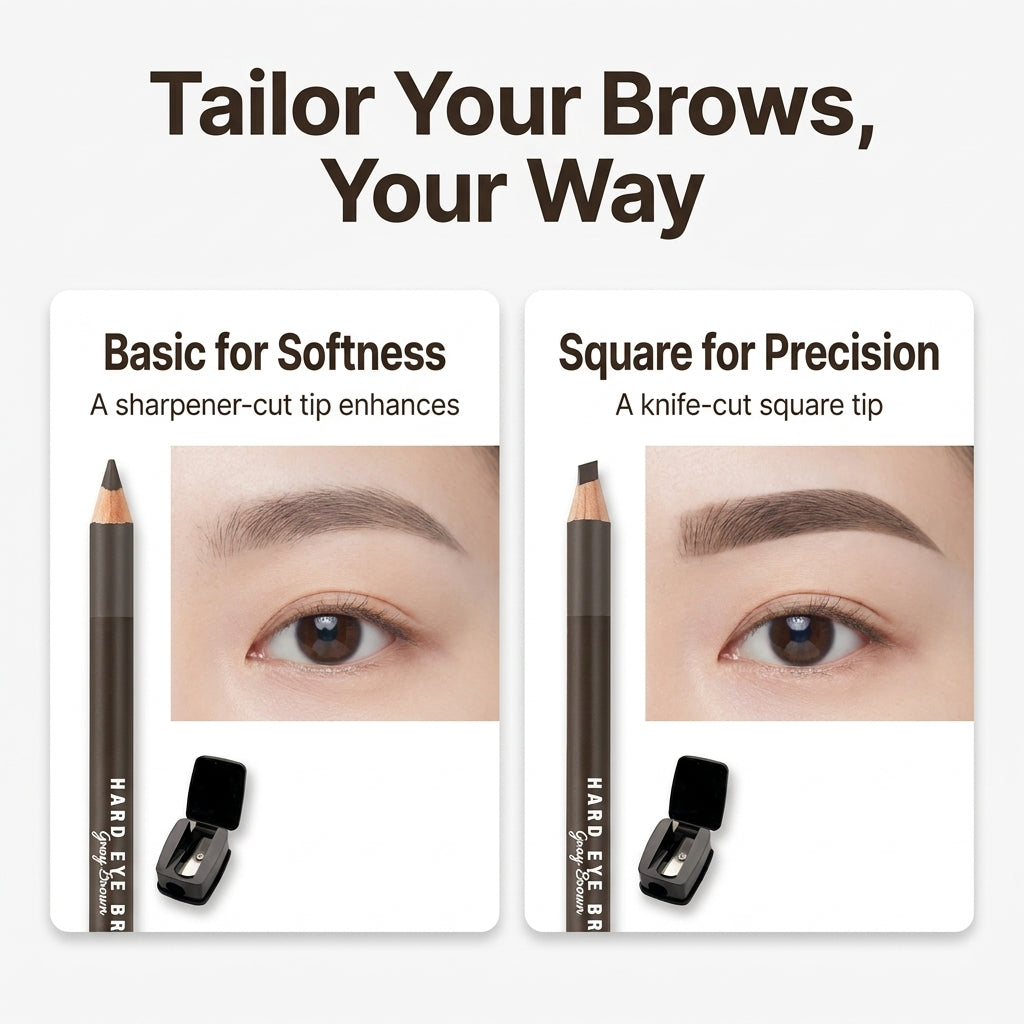 The Bom Hardwood Eyebrow Pencil Set (2 Pcs)