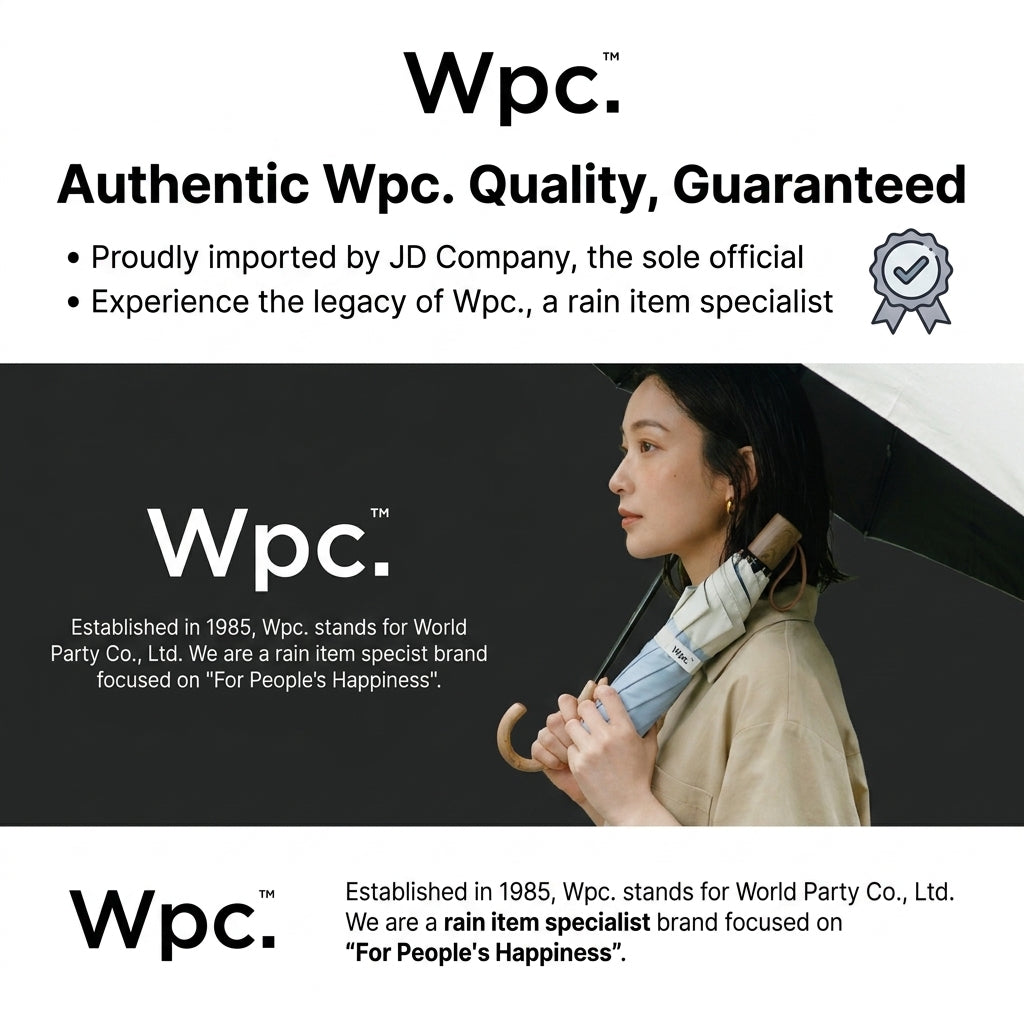 Wpc. Compact 5-Fold Unisex Sun Rain Umbrella (801-16702-102)