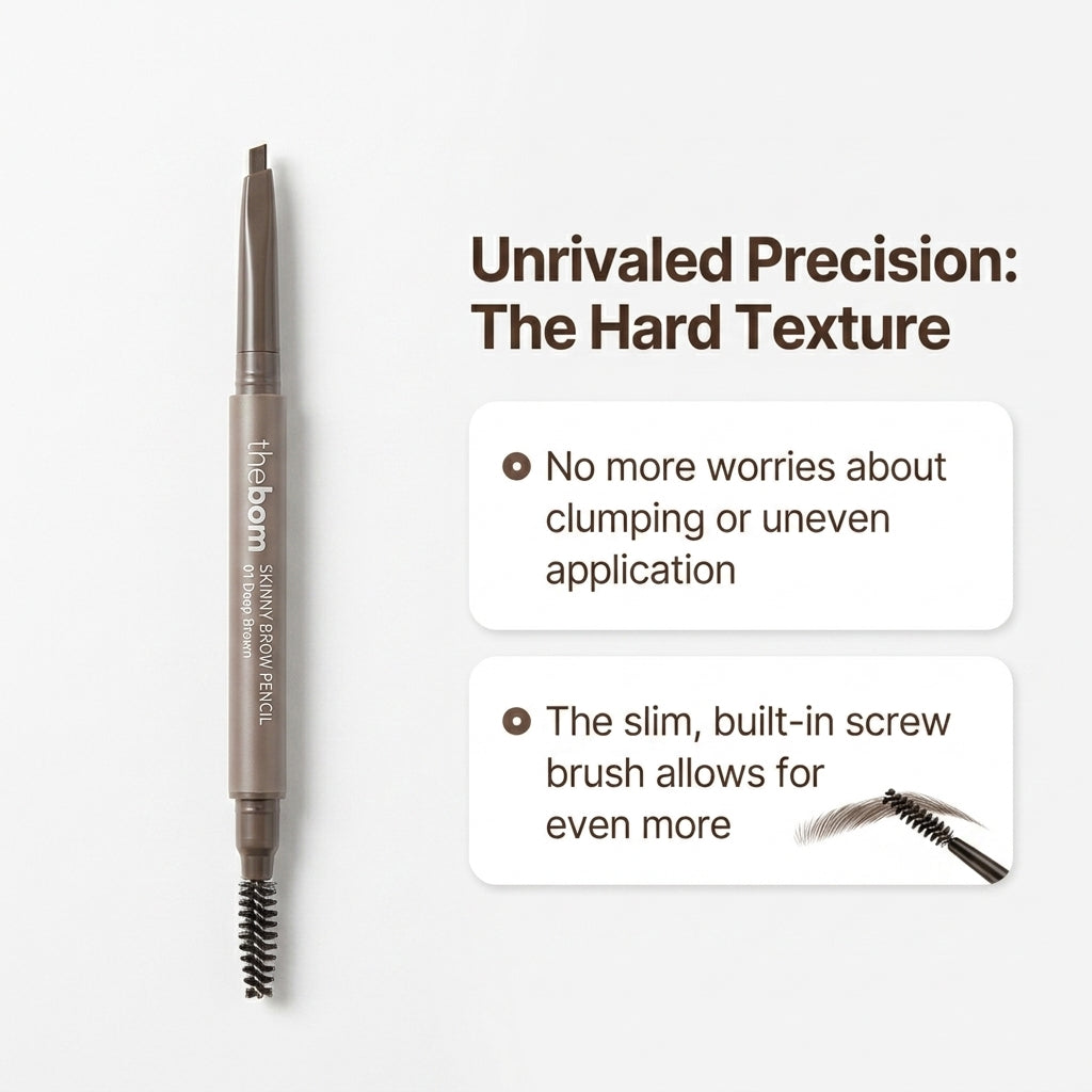 The Bom Slim Eyebrow Pencil for Defined Brows