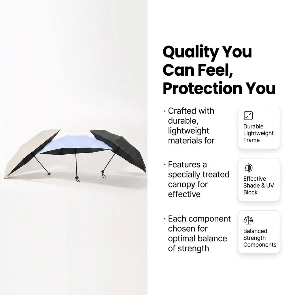 Olive Young Ultra Mini Blackout UV Umbrella Parasol (3 Colors)