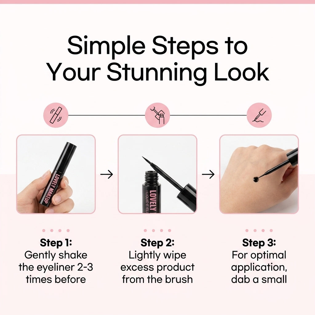 Olive Farm Lovely Liquid Eyeliner for Makeup