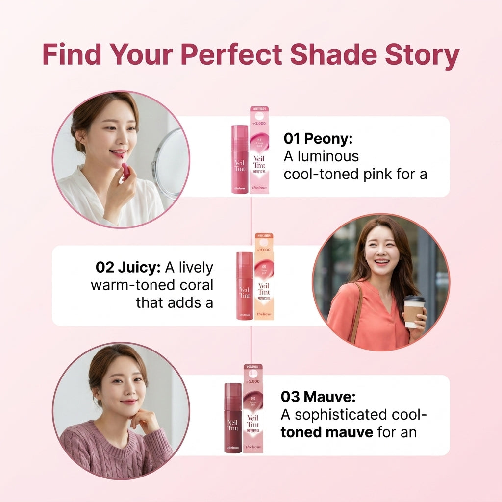The Bom Veil Tint Lip Stain for Natural Look