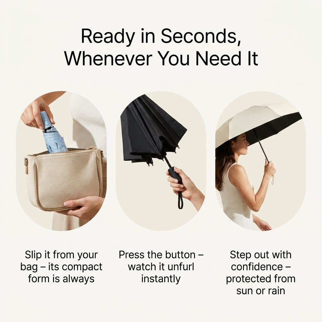 Olive Young Ultra Mini Blackout UV Umbrella Parasol (3 Colors)