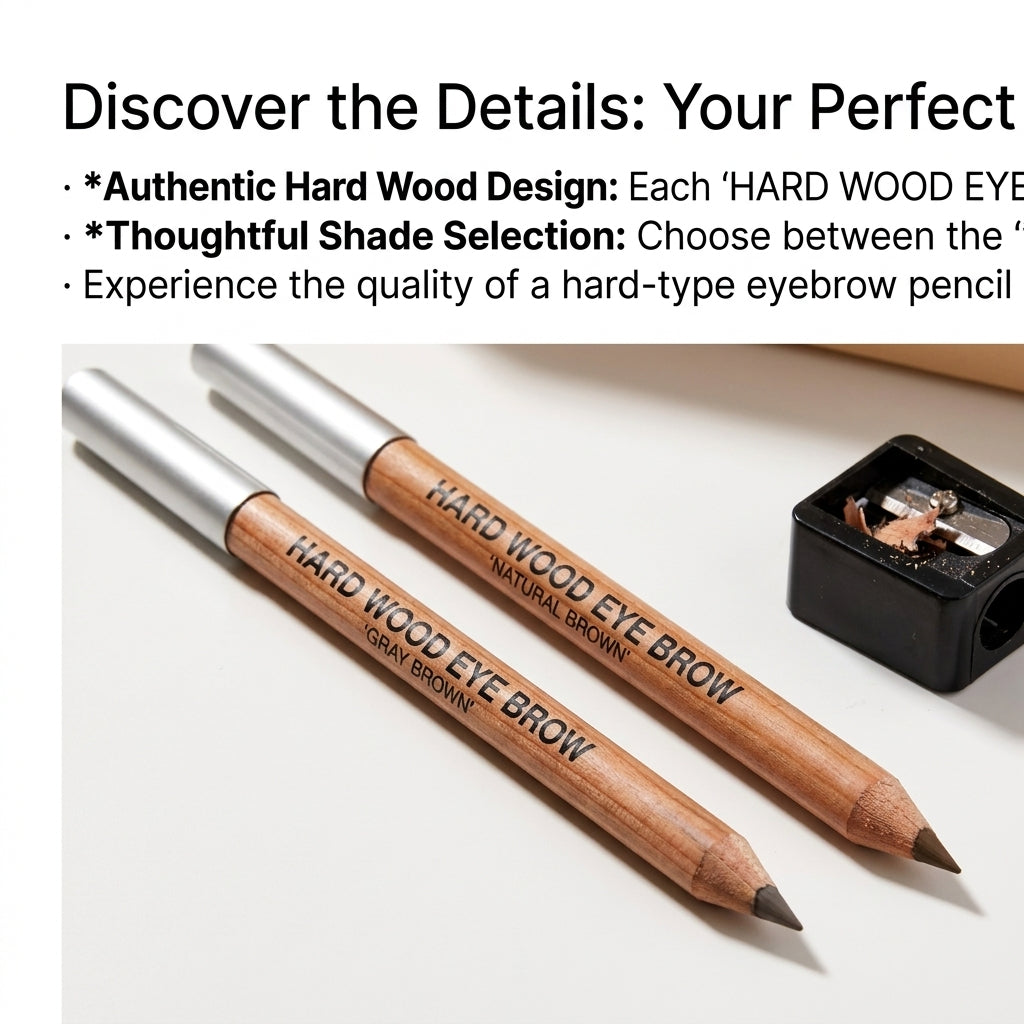 The Bom Hardwood Eyebrow Pencil Set (2 Pcs)