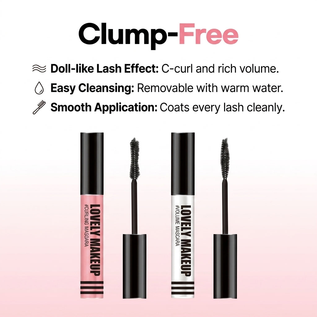 Olive Farm Lovely Makeup Mascara Duo Set