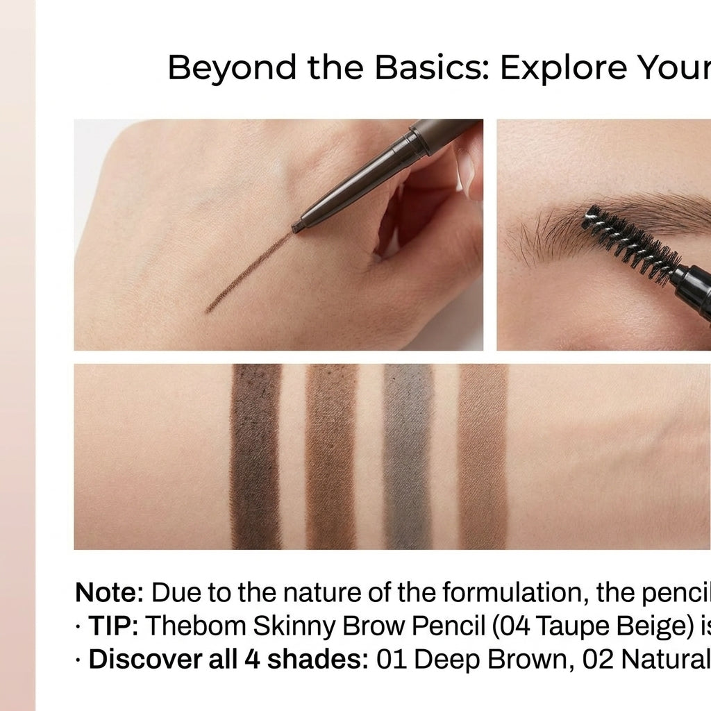 The Bom Slim Eyebrow Pencil for Defined Brows