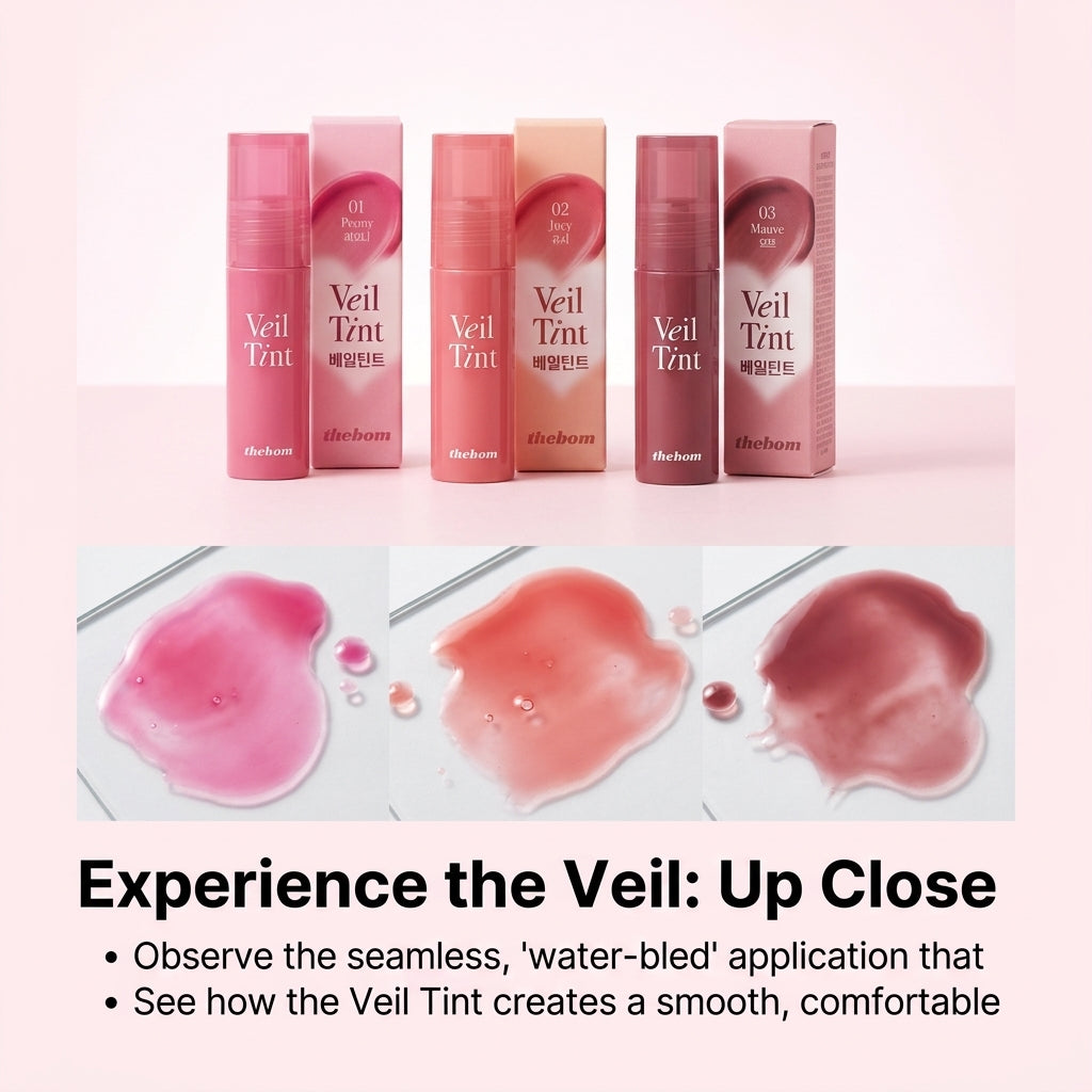 The Bom Veil Tint Lip Stain for Natural Look