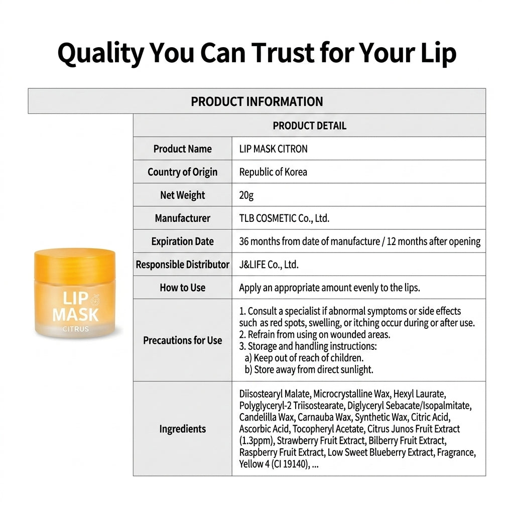 Lip Mask Yuza