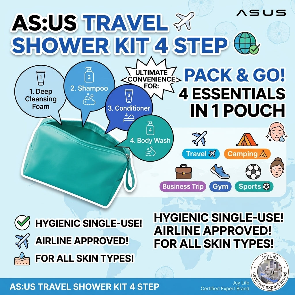 Travel Shower Kit 4 Steps