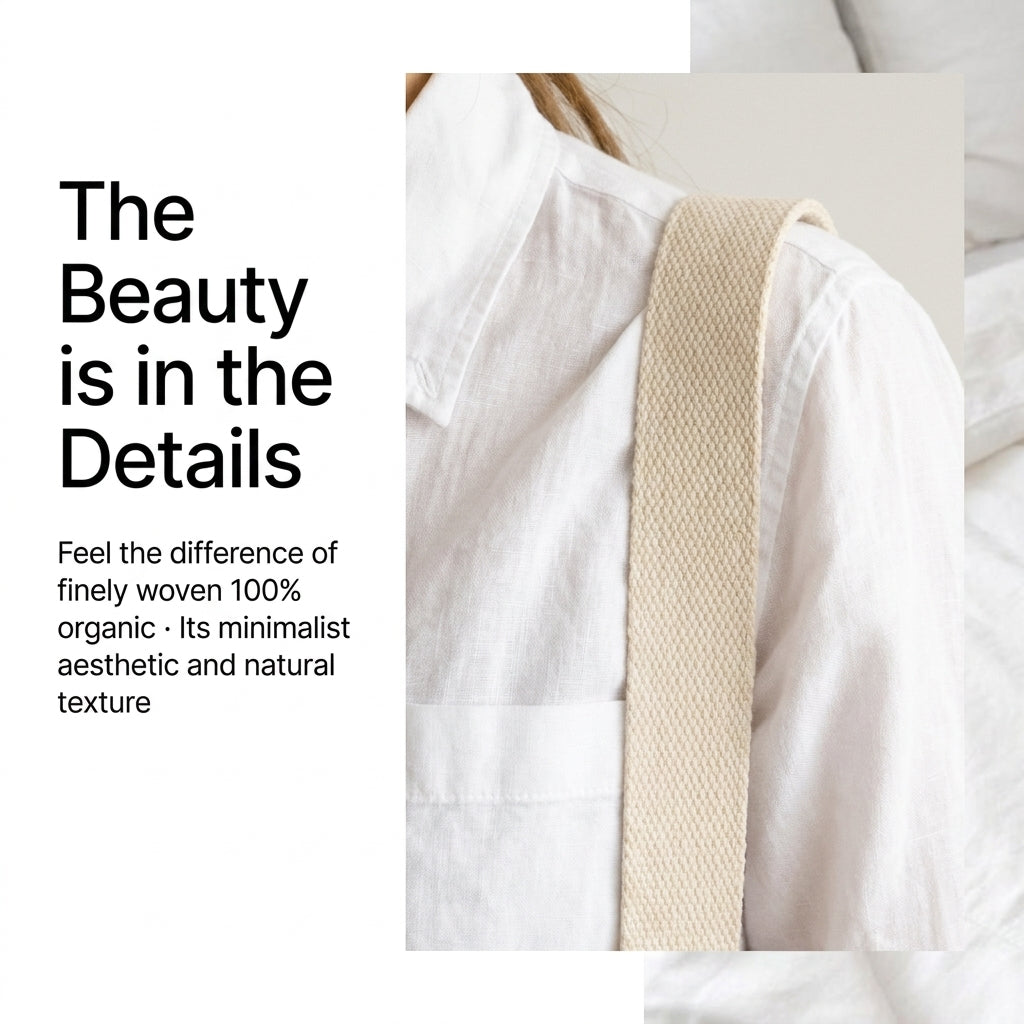 Simple Life Organic Canvas Tote Bag Set (2-Pack)