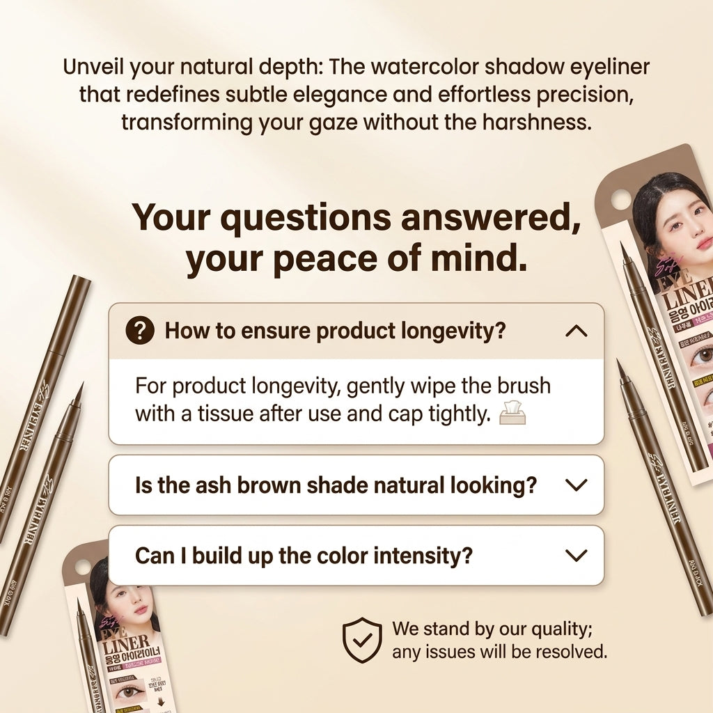 The Bom Watercolor Shading Eyeliner for Natural Eye Makeup