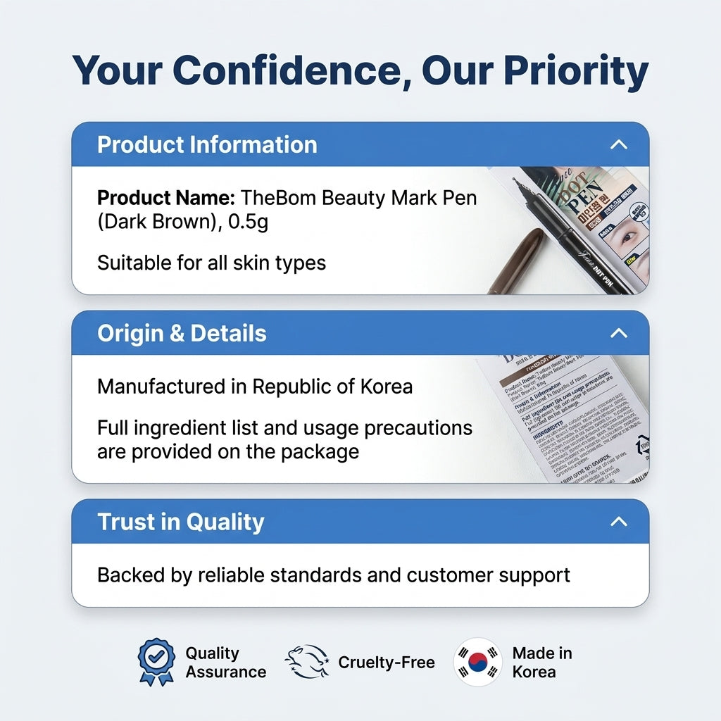The Bom Beauty Mark Pen for Face & Body