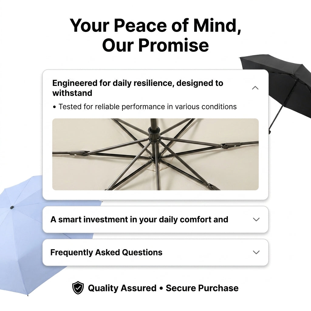 Olive Young Ultra Mini Blackout UV Umbrella Parasol (3 Colors)