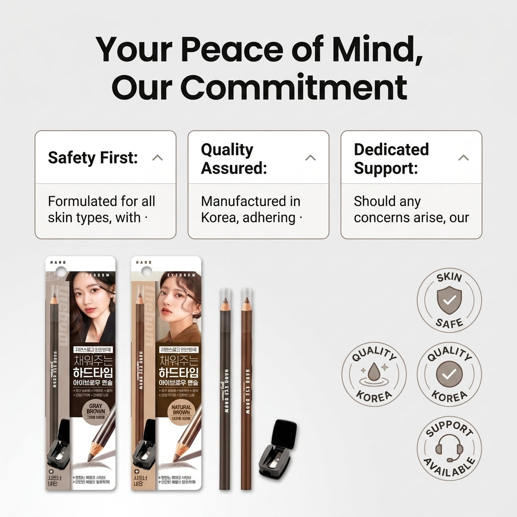 The Bom Hardwood Eyebrow Pencil Set (2 Pcs)