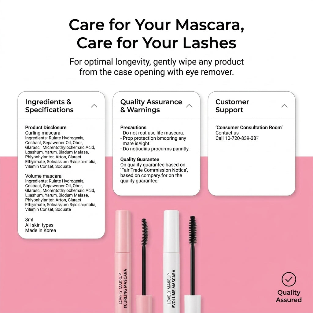 Olive Farm Lovely Makeup Mascara Duo Set