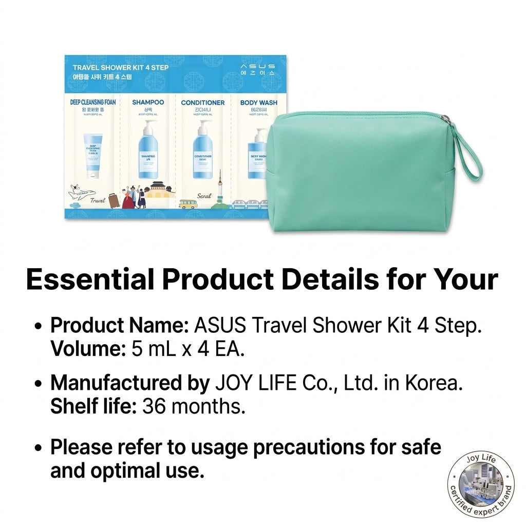 Travel Shower Kit 4 Steps