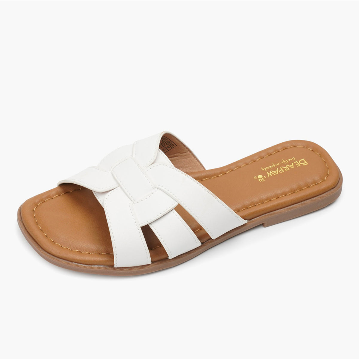BEARPAW ADRIANA Slides White