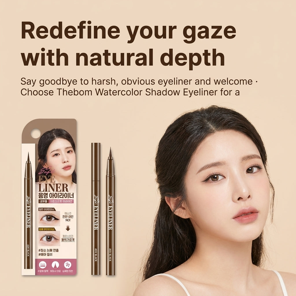 The Bom Watercolor Shading Eyeliner for Natural Eye Makeup