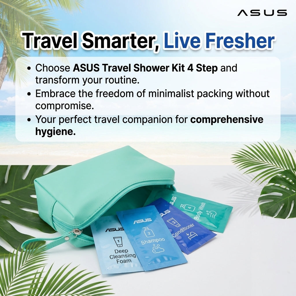 Travel Shower Kit 4 Steps