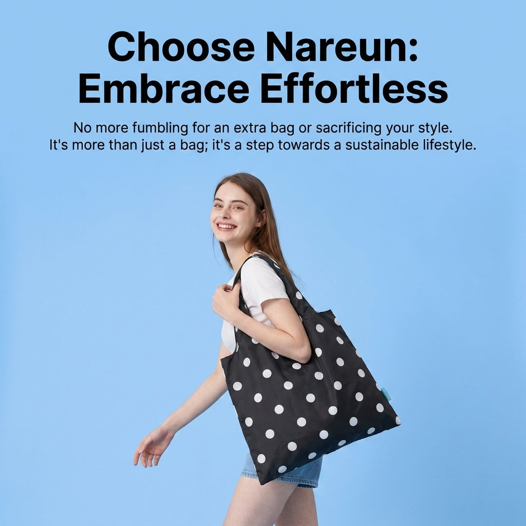 Nareun Reusable Foldable Eco Bag - 10 Designs