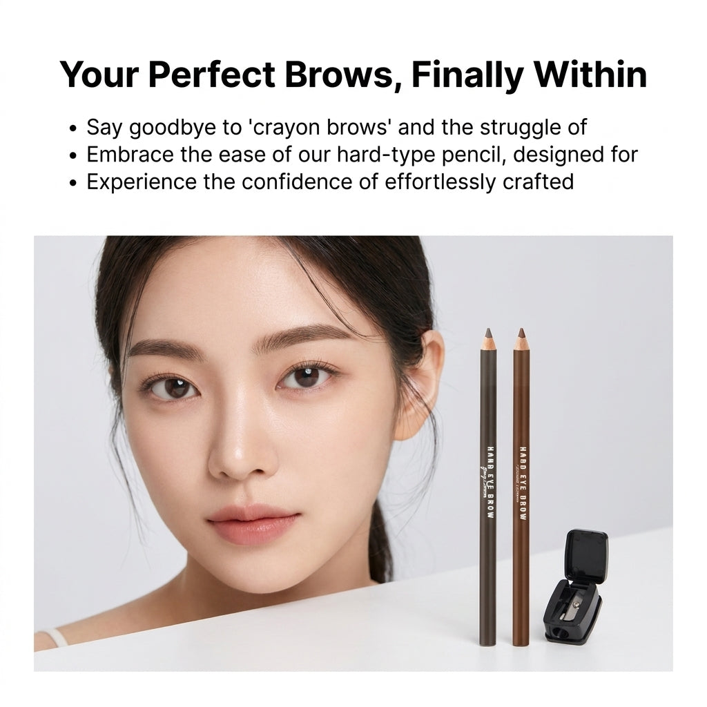 The Bom Hardwood Eyebrow Pencil Set (2 Pcs)