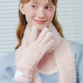 OY Gift Anbrox Soft Fuzzy Fingerless Gloves (3-Pack)