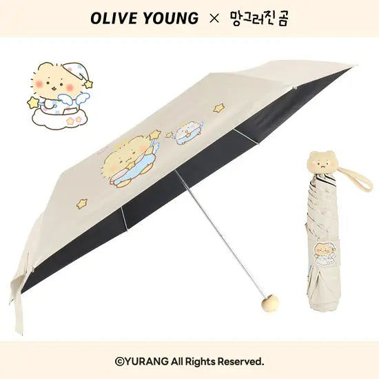 Mangom x Olive Young Ultralight UV Umbrella - Beige/Pink (Choose 1)