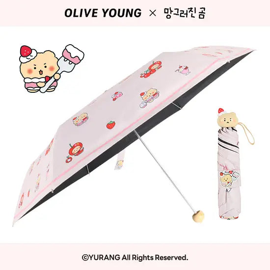 Mangom x Olive Young Ultralight UV Umbrella - Beige/Pink (Choose 1)