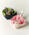 Olive Young Daily Beauty Organizer Set (Navy/Ivory) Cosmetic Storage