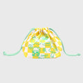 Covy Garden Yellow Drawstring Pouch Bag