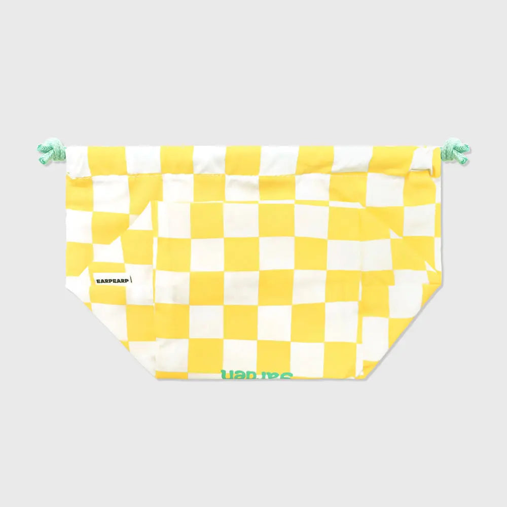 Covy Garden Yellow Drawstring Pouch Bag